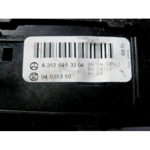 Mercedes-Benz A2515453204 9116 Переключатель света фар черный матовый R-Class W251