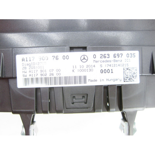 Mercedes-Benz A1179007600 Комбинация приборов бензиновая в милях CLA C117