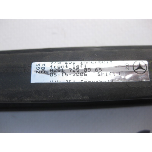 Mercedes-Benz A2517250965 Уплотнительная внутренняя планка стекла передней левой двери R-Class W251