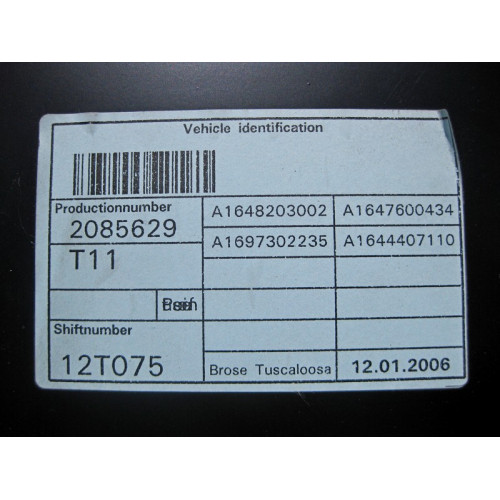 Mercedes-Benz A1647303279 Стеклоподъемник задней правой двери ML W164 GL X164
