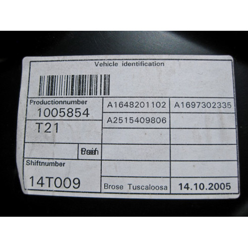 Mercedes-Benz A2517302679 Стеклоподъемник задней левой двери R-Class W251