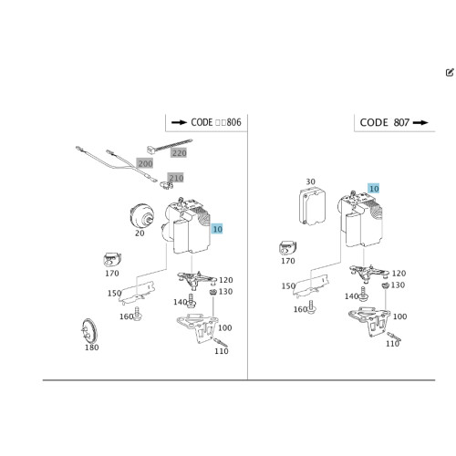 Mercedes-Benz A0054318012 Блок SBC E-class W211 E-class S211