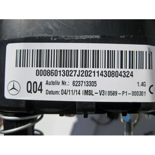 Mercedes-Benz A0008601302 7J20 Steering wheel airbag "Basalt gray dark" S-Class W222 C217