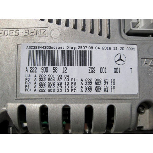Mercedes-Benz A2229007910 Щиток - панель приборов S-Class W222 C217