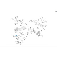 A0003520076 Camber bolt washer ML W164 R-class short W251 C-Class W205 GLC X253 E-class W213 E-class Coupe C238 CLS C257 E-class W212 C-Class W2