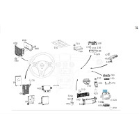 A0009003210 Parking Sensor Control Unit ML/GLE W166 GL/GLS X166 GLE Coupe C292 CLA Shooting Brake X117 CLA C117 GLA X156 A-Class W176 B-Class W246