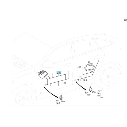 Mercedes-Benz A2925402301 Жгут электропроводки дверной карты передней левой двери GLE Coupe C292