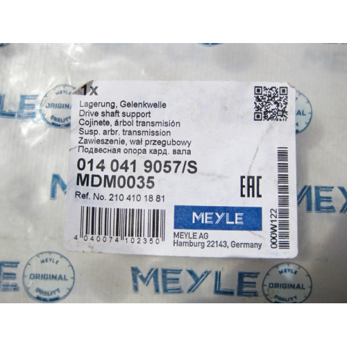 Meyle 0140419057S Новый подвесной подшипник карданного вала Meyle E-Class W210