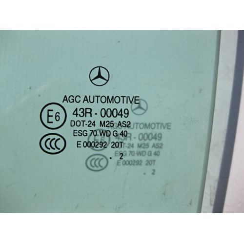Mercedes-Benz A2047350300 43R-00049 Стекло задней левой двери C-Class W204 рестайл