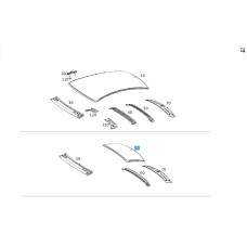 A1176570109 Panoramic roof for the CLA C117