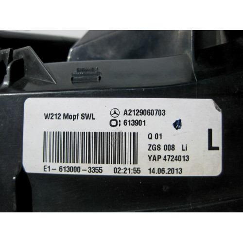 Mercedes-Benz A2129060703 Фонарь задний левый наружный E-Class W212 рестайл после ремонта