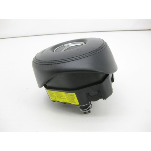 Mercedes-Benz A0008609700 9E38 Airbag steering wheel cushion in black leather GL/GLS X166