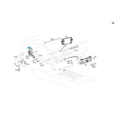 A2048300708 Вентилятор охлаждения COMAND E-class W212 C-Class W204 E-Class Coupe C207 CLS C218 SLS AMG Coupe C197 E-class S212 C-Class Estate S204