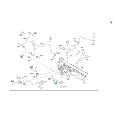 A2660960045 Turbine Bracket M266 R4 2.0 A-class C169 A-class W169 B-class W245 M266