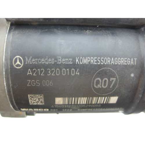 Mercedes-Benz A2123200104 Компрессор пневмоподвески E-Class W212 CLS C218