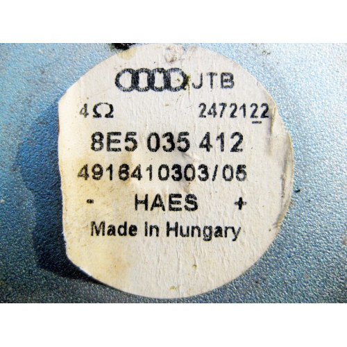 VAG 8E5035412 Средне-низкочастотный аудио динамик в заднюю полку седан Audi A4