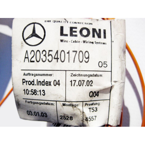 Mercedes-Benz A2035401709 Оптический кабель аудиосистемы C-Class W203