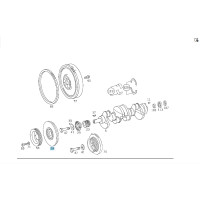 A6020300603 Шкив коленвала двигателя OM601 OM602