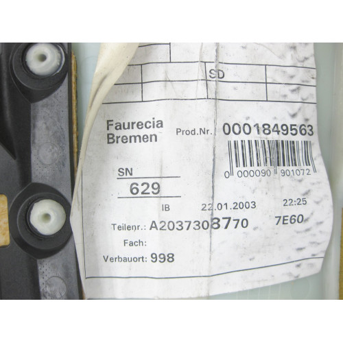 Mercedes-Benz A2037302562 7E60 Карта задней левой двери серая ткань C-class W203 C-class S203
