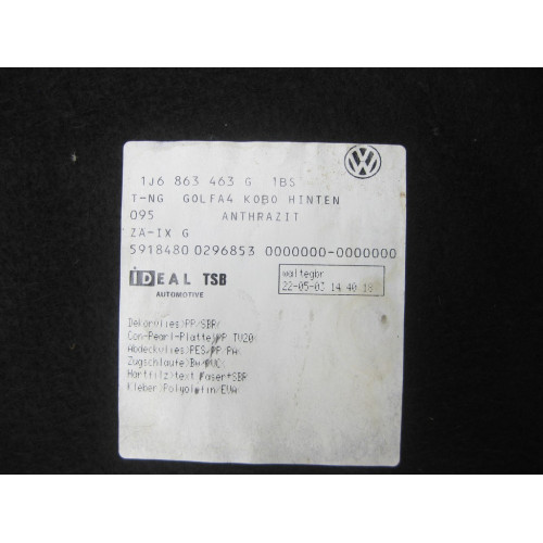 VAG 1J6863463G Ковёр пола багажника Golf 4