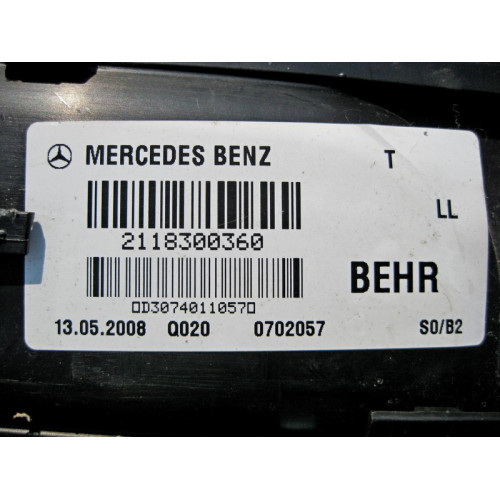 Mercedes-Benz A2118300360 Корпус отопителя салона CLS C219 E-class S211 E-class W211