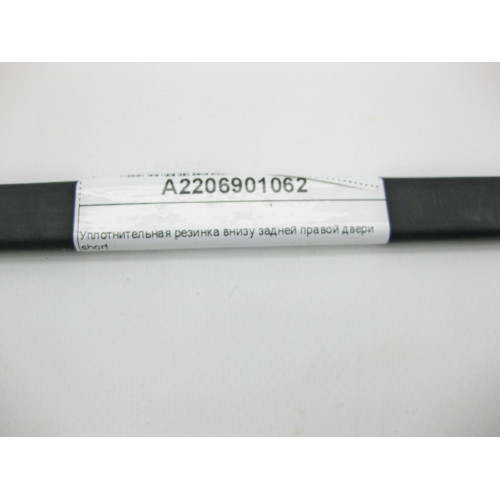 Mercedes-Benz A2206901062 Уплотнительная резинка внизу задней правой двери short S-Class W220