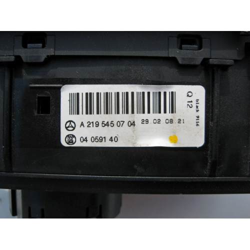 Mercedes-Benz A2195450704 9116 Выключатель света фар черный матовый CLS C219