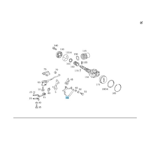 Mercedes-Benz A0005456806 Переключатель фонарей заднего хода