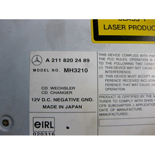 Mercedes-Benz A2118202489 CD чейнджер E-Class W211 A-Class W169 S211 SLK R171