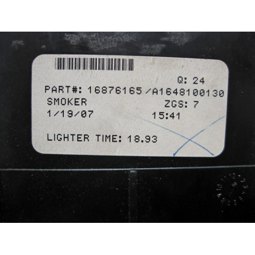 Mercedes-Benz A1648100130 Механизм передней пепельницы центральной консоли ML W164 GL X164