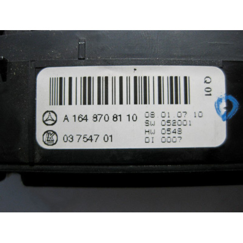 Mercedes-Benz A1648708110 9174 Блок кнопок подогрева сидений, аварийки, ESP off, DSR GL X164