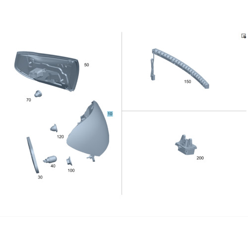 Mercedes-Benz A2139068100 Фонарь левый E-class W213