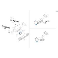 A1663100200 Towing hitch ML/GLE W166 GL/GLS X166