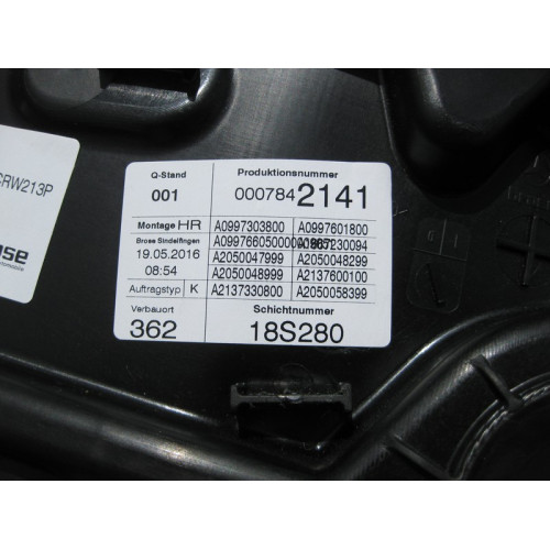 Mercedes-Benz A2137306805 Стеклоподъемник задней правой двери E-Class W213