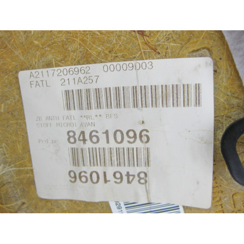Mercedes-Benz A2117206962 9D03 Карта передней левой двери Avangarde цвет антрацит АНГЛИЯ E-Class W211