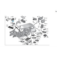 A1669008117 SAM control unit front GL/GLS X166
