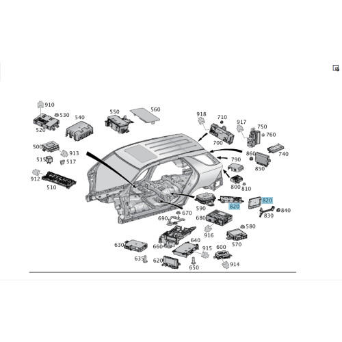 Mercedes-Benz A1669009518 Блок управления пневмоподвеской ML/GLE W166 GL/GLS X166