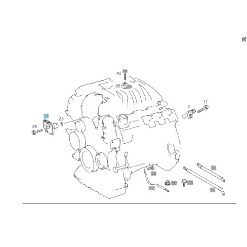 Mercedes-Benz A0041539628 Датчик положения распредвала