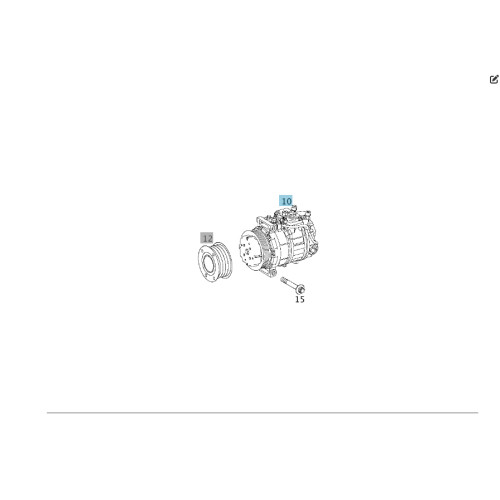 Mercedes-Benz A0012300811 Компрессор кондиционера