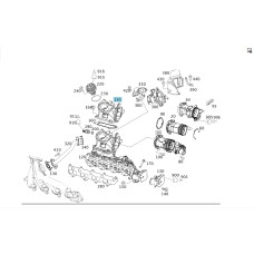 A6400900254 Смесительная камера двигателя OM640 R4 2.0 cdi A-class C169 A-class W169 B-class W245