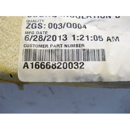 Mercedes-Benz A1666820032 Шумоизоляция левой стойки 'B' снизу ML GLE W166 GL GLS X166