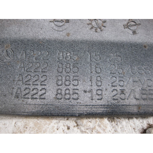 Mercedes-Benz A2228851525 9197 Rear bumper black S-Class W222 AMG package