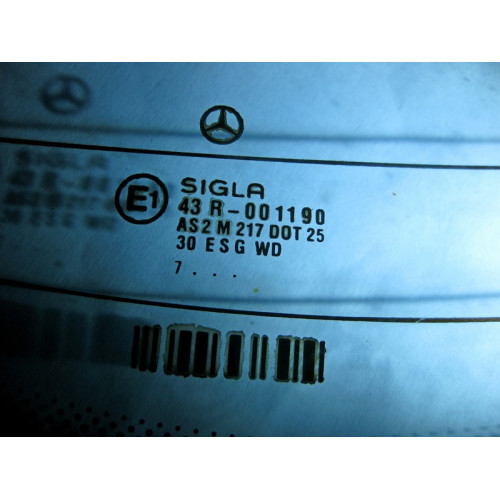 Mercedes-Benz 43R-001190 A2106702080 Заднее стекло однослойное зелёное E-Class W210