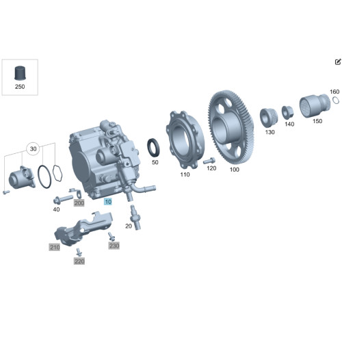 Mercedes-Benz A6510702701 ТНВД для двигателя OM651