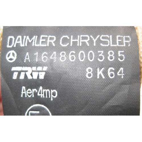 Mercedes-Benz A1648600385 8К64 Ремень безопасности задний левый бежевый ML W164