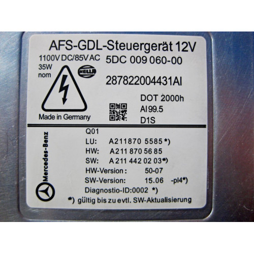 Mercedes-Benz A2118705585 Новый блок фары E-Class W211 GL X164 ML W164