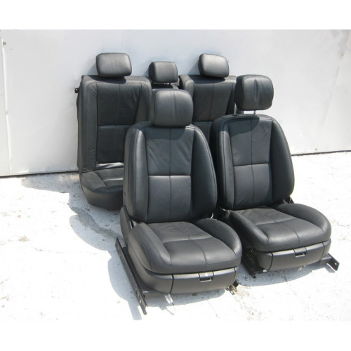 Mercedes-Benz Комплект чёрных кожаных сидений S-Class W221 (2005-2012)