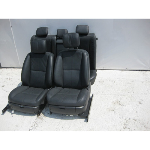 Mercedes-Benz Комплект чёрных кожаных сидений S-Class W221 (2005-2012)