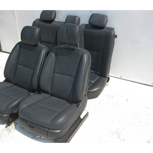 Mercedes-Benz Комплект чёрных кожаных сидений S-Class W221 (2005-2012)