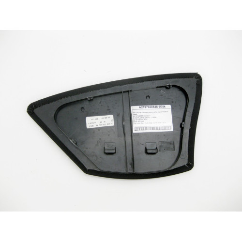Mercedes-Benz A2197300648 9E54 Крышка черная под подлокотником карты задней правой двери CLS C219